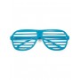 80s Shutter Shades - Blue