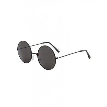 70s Hippie Retro Round Glasses Black