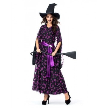 Women's Purple Moon Witch