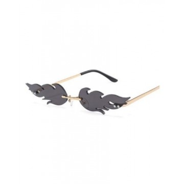 Fire Flame Glasses - Black