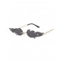 Fire Flame Glasses - Black