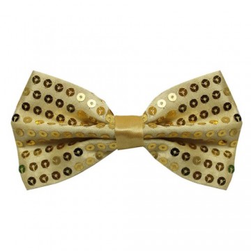 bow tie Sequin yellow