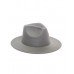 Plain Fedora Hat - Grey
