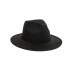 Plain Fedora Hat - Black