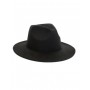 Plain Fedora Hat - Black