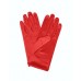 Gloves Short Satin - RED