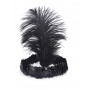 Flapper Headband Black