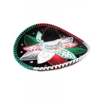 Authentic Mexican Sombrero Red