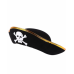 Gold and Black Tricorn Pirate Hat (Kids)
