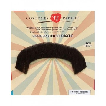 Hippie Moustaches Brown