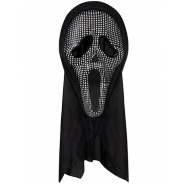 Scream Ghost Face Masks With Rhinestones