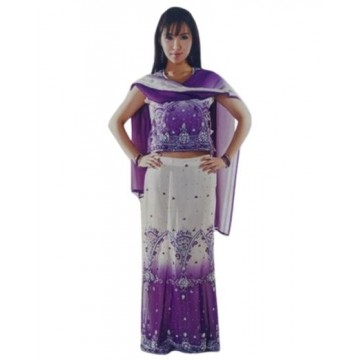 White & Purple Lenga