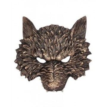 Wolf gold mask