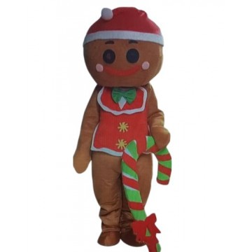 Christmas Gingerbreadman Mascot
