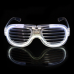 Light Up Shutter Glasses - White