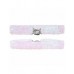 Sequin Belt White