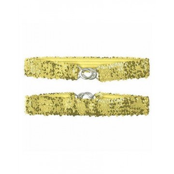Sequin Belt Gold