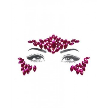 Face Crystal Sticker - Pink