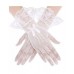 Gloves Short Fishnet - White