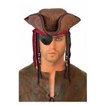 Pirate Hat with Bandana Dreadlocks