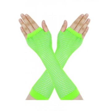 Gloves Fishnet - Neon Green