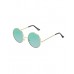 70s Hippie Retro Round Glasses Green