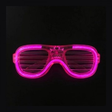 Light Up Shutter Glasses - Pink