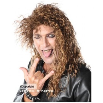 Rock Star Brown Long Curly
