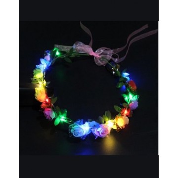 LED Colorful Flower Headband