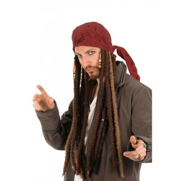 Curly Wig With Bandana