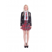 Sailor Fuku School Unifrom with Checkered Skirt