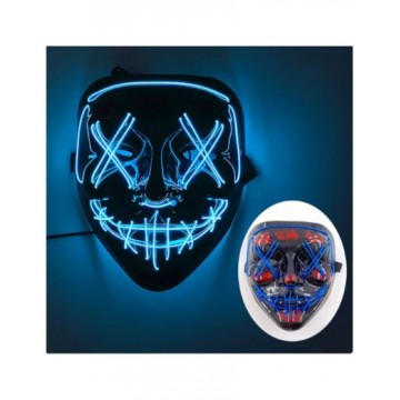 LED Purge Black Mask - Blue