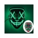 LED Purge Black Mask - Green