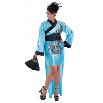 Blue Dragon Lady Kimono