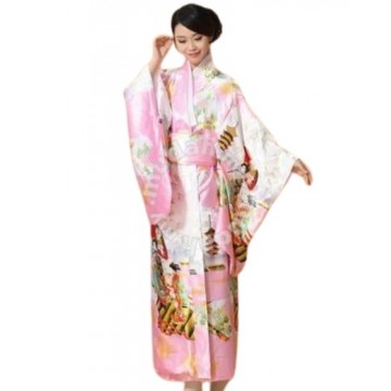 Pink Fuji Kimono
