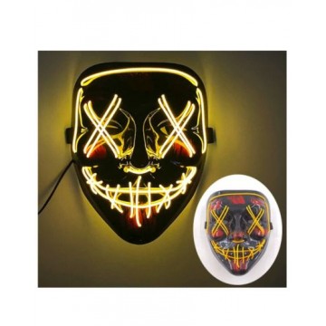 LED Purge Black Mask - Yellow