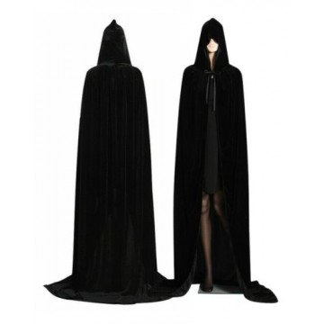 Hooded Cape - Black