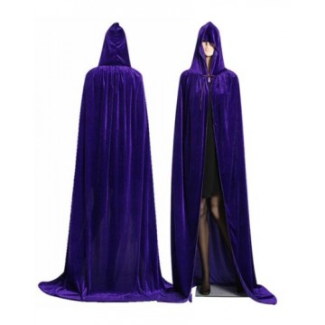 Hooded Cape - Purple