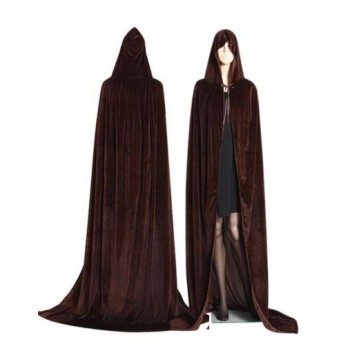 Hooded Cape - Brown