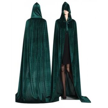 Hooded Cape - Green