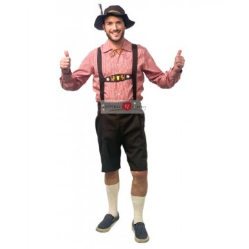 Lederhosen Men - Red