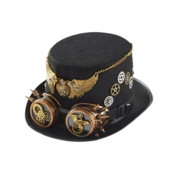 Steampunk Gothic Antique Wings Hat