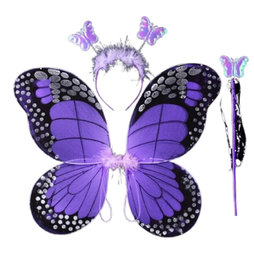 Petal Butterfly Wings - Purple