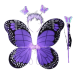 Petal Butterfly Wings - Purple