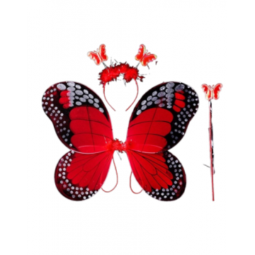 Petal Butterfly Wings - Red