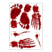 Halloween Wall Sticker Bloody Hand And Foot