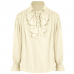 Ruffle Beige Shirt