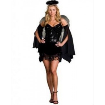 Black Sequin Angel