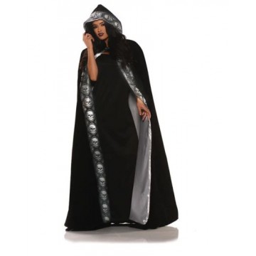 Velvet Skull Cape
