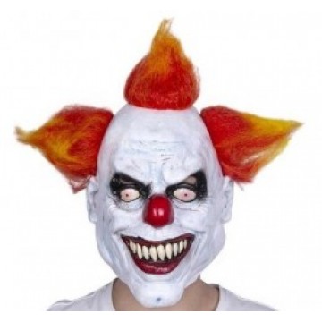 Killer Clown Orange/Yellow Mask